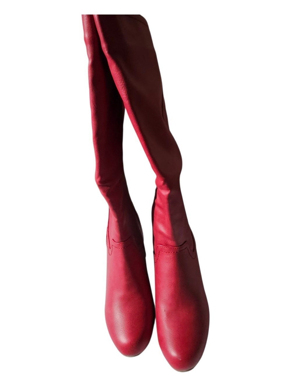 Journee Collection Burgundy  Over-the-Knee  Boots